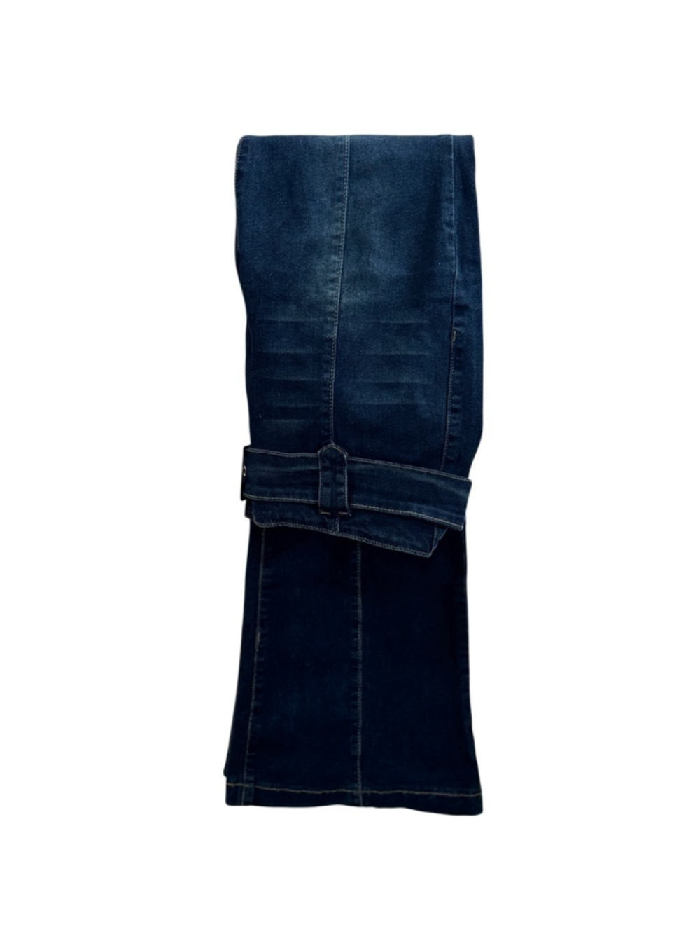 Shein Wide Leg Belted Jeans Size 32 31